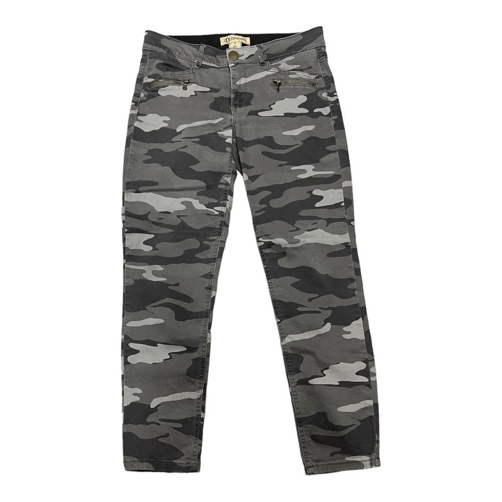 Democracy Grey Camouflage Jeans Size 8 Ab technology